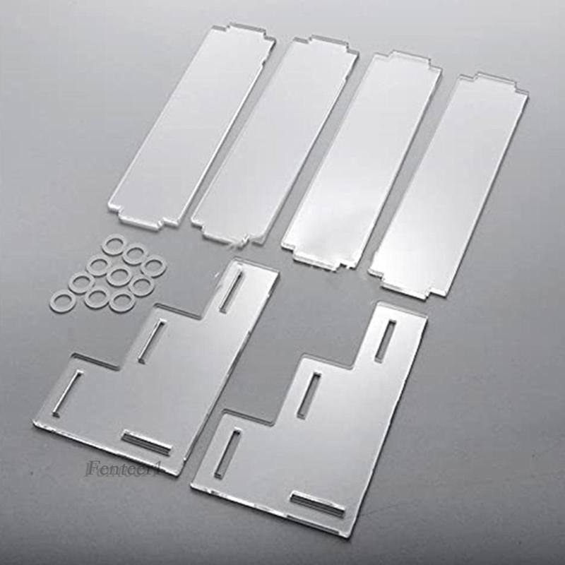 groceries[FENTEER1] 3 Layer Cake Stand Countertop Stands Transparent