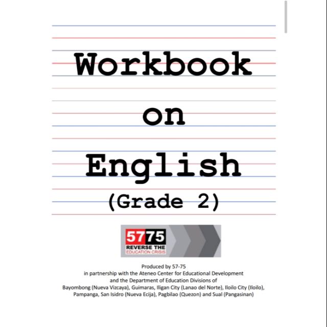 Grade 2 Workbook Printout Deped Commons Shopee Philippines 2050