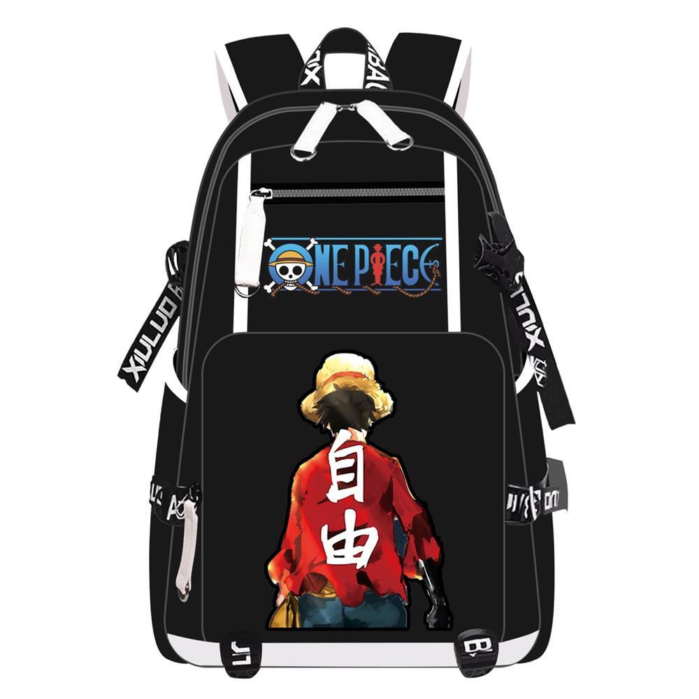 Fashion Bag school bag one piece men Luffy peripheral anime two ...