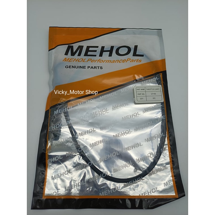 THROTTLE CABLE FOR MOTORCYCLE (MEHOL) | Shopee Philippines
