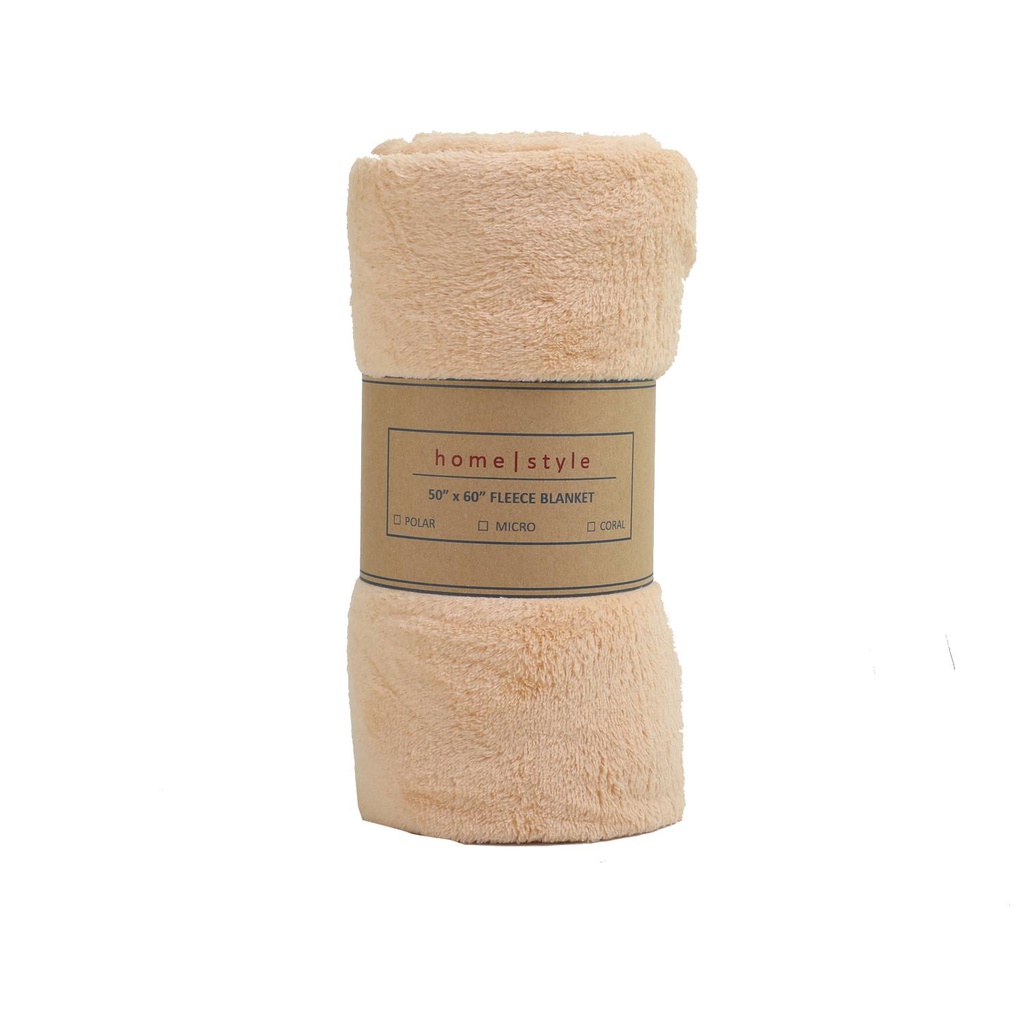 Surplus Home Style Coral Fleece Blanket (Plain) Shopee Philippines
