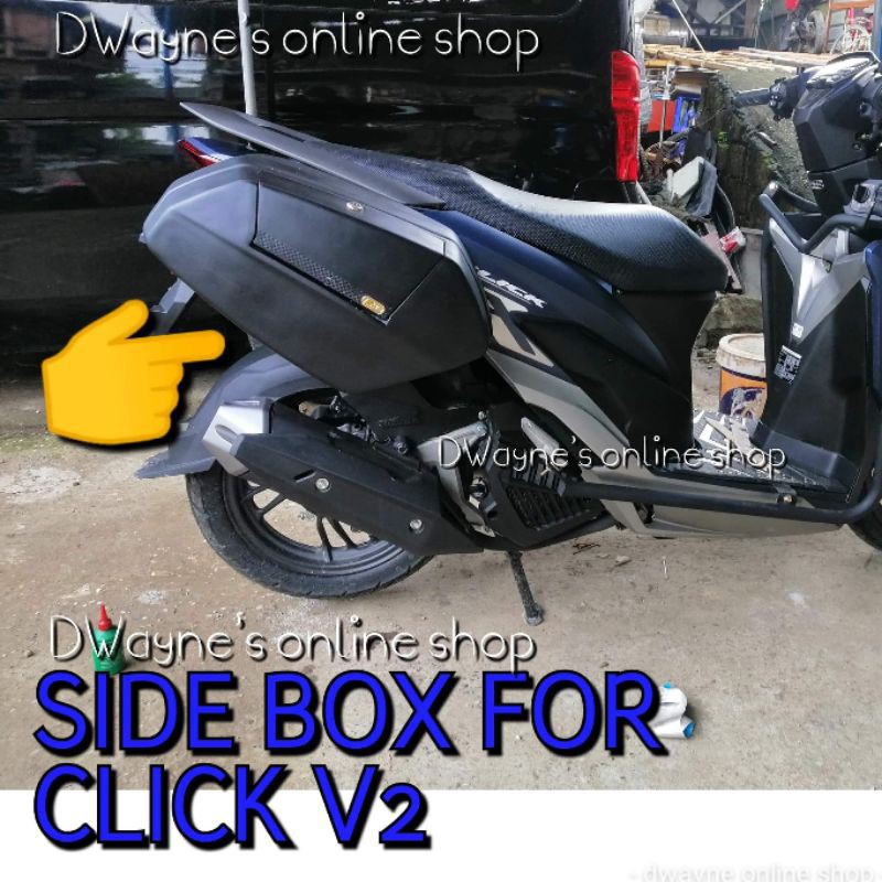 SIDE BOX FOR HONDA CLICK V2/V3 | Shopee Philippines