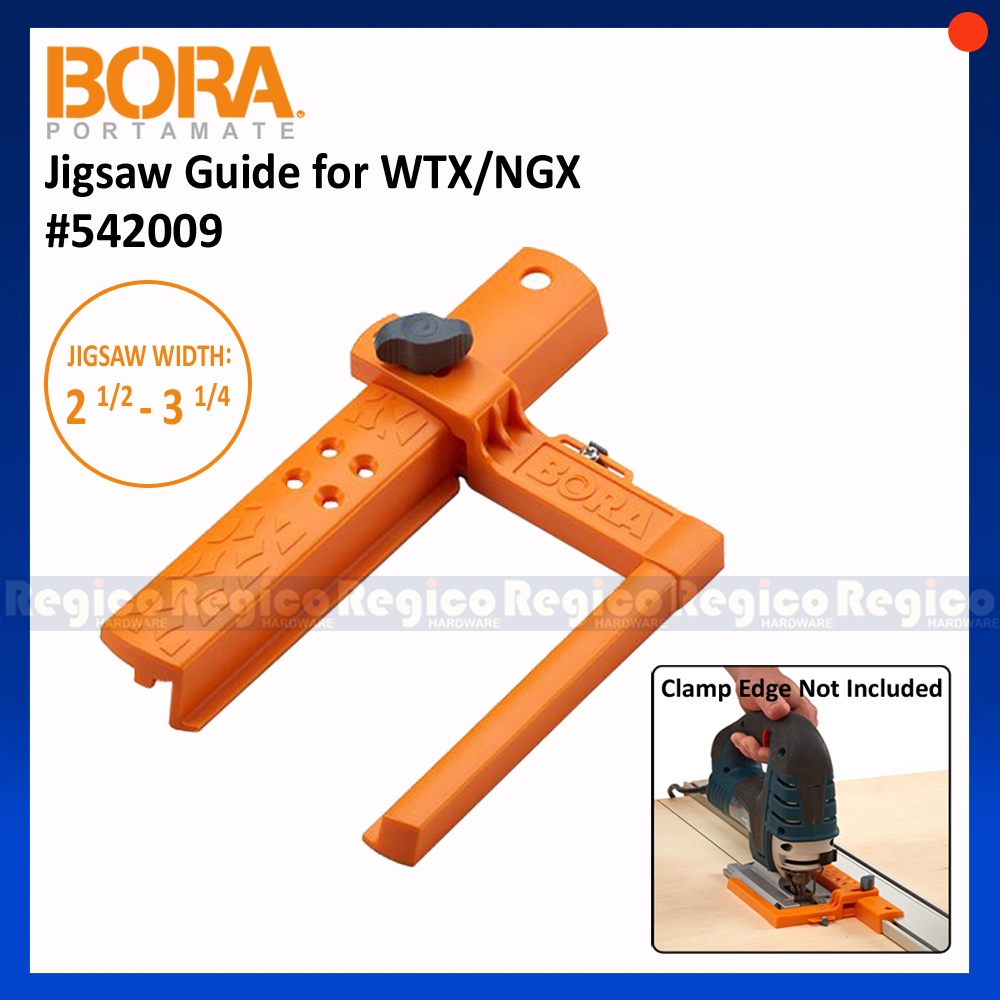 Bora Jigsaw Guide Jigsaw Sled for NGX / WTX Guide Rail Woodworking