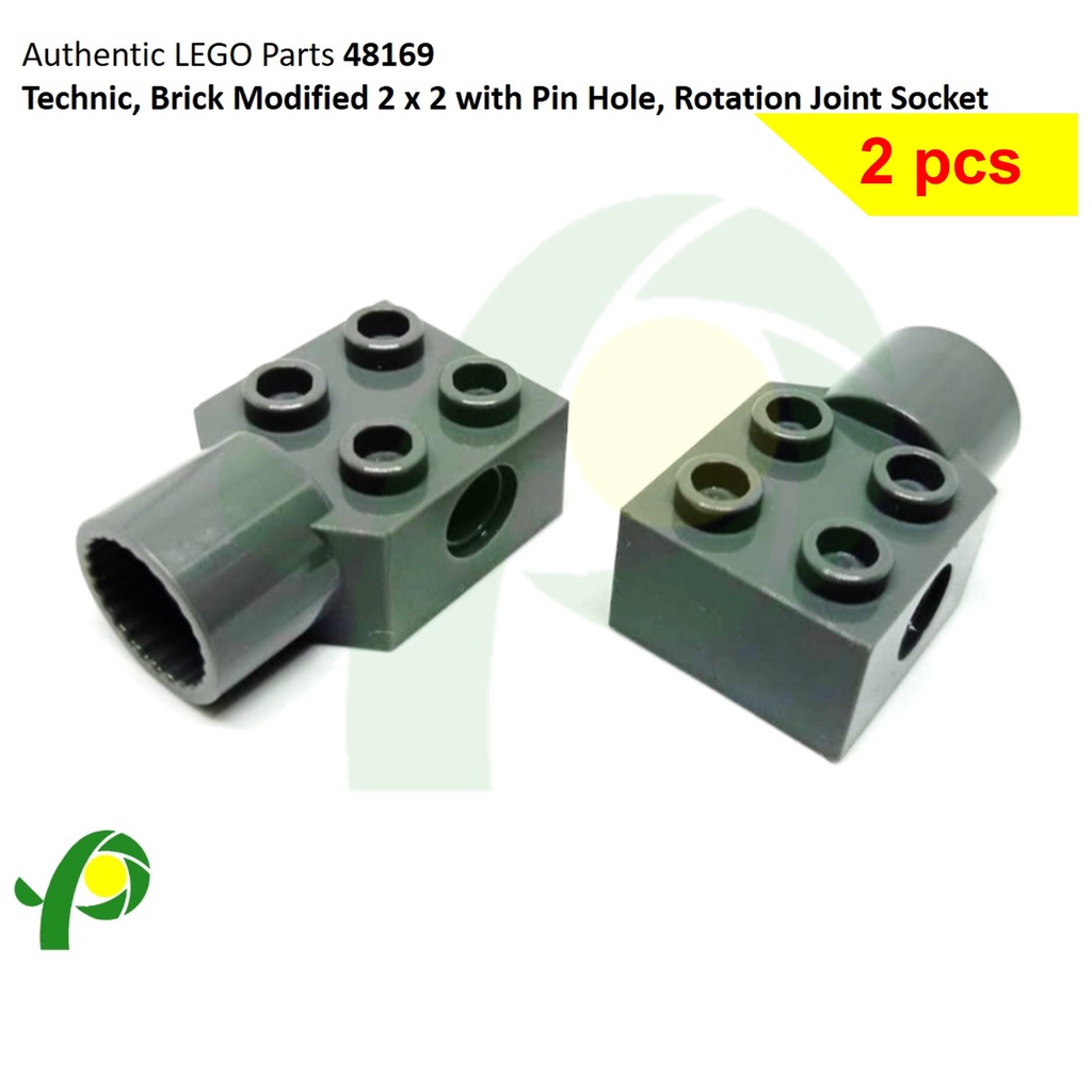 LEGO Parts 48169 Technic Brick Modified 2x2 with Pin Hole and Rotation ...
