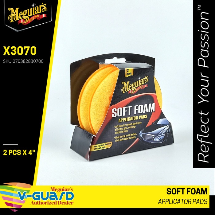 Meguiars Meguiar's High Tech Soft Foam Applicator Pad set (2pcs