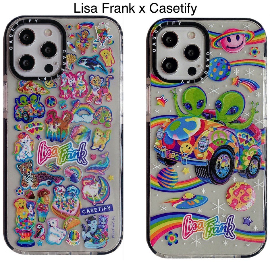 Lisa Frank Casetify Clear Phone Case for iPhone 15 14 13 12 11 Pro