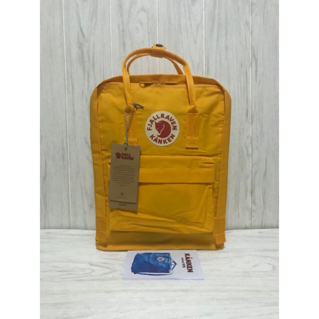 Fjallraven Kanken Classic Warm yellow Shopee Philippines