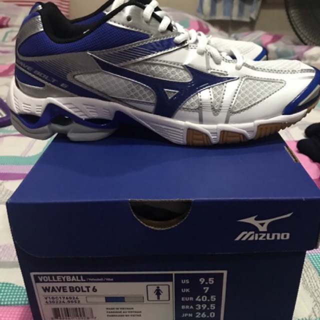 Mizuno wave bolt 6 hot sale silver