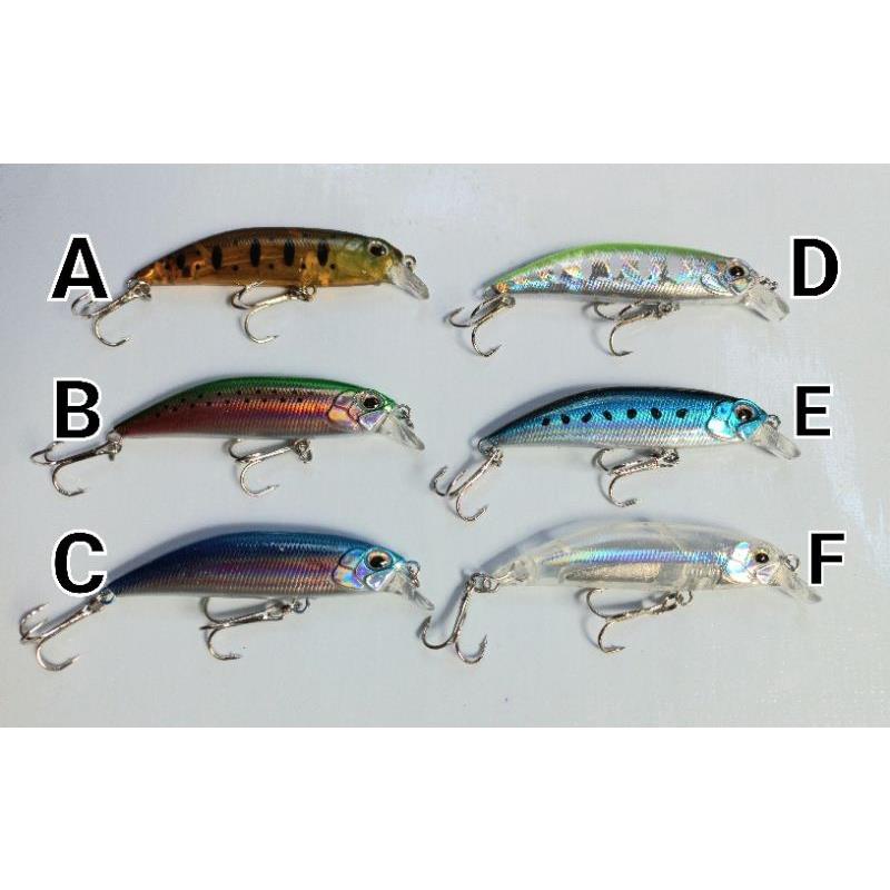 SPORT☃✹Lutac Budget Series Bolinao Ghost Dilis Sinking minnow 60mm 8.1grams  Fishing Lure