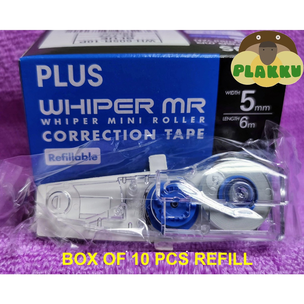 PLUS WHIPER MR Correction Tape Refill WH605R10 Shopee Philippines