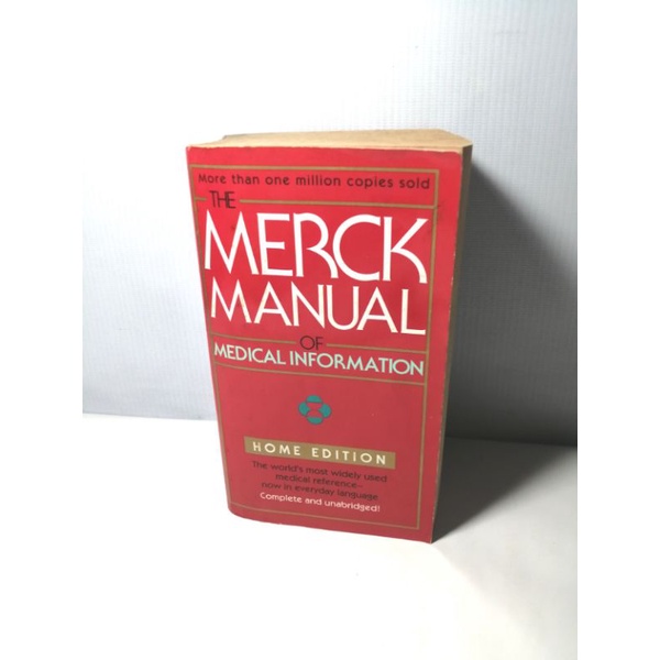 1999 THE MERCK MANUAL OF MEDICAL INFORMATION Home Edition Pocketbook ...