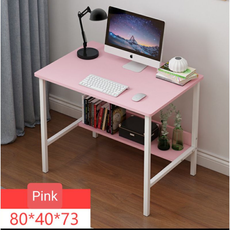 Computer Table with storage 80cm #31#21 | Shopee Philippines