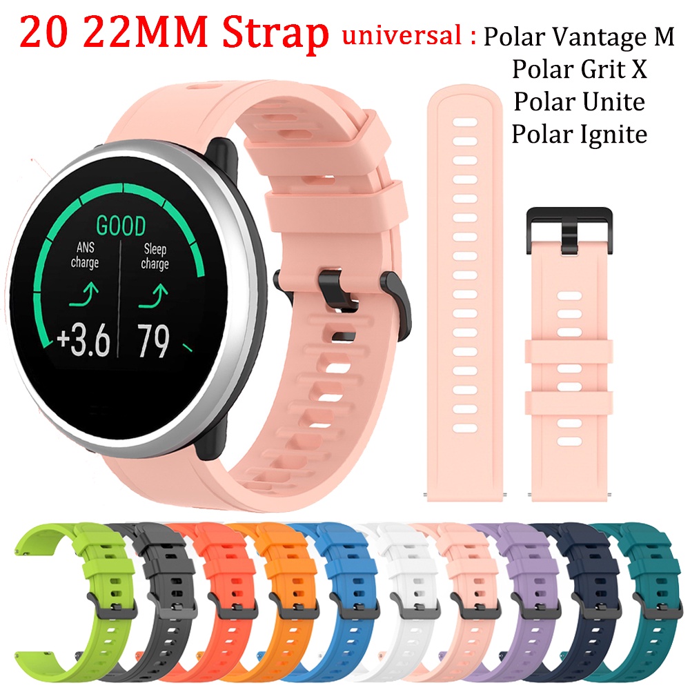 Watch Band For Polar Grit X/Grit X Pro/Ignite 2 Silicone Strap For Polar  Vantage M M2/Unite Wristband Watch Accessories Belt