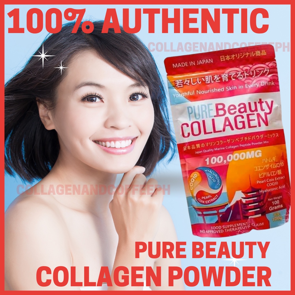 COLLAGENANDCOFFEEPH - ORIGINAL PURE BEAUTY COLLAGEN POWDER 100 gms in 1 ...