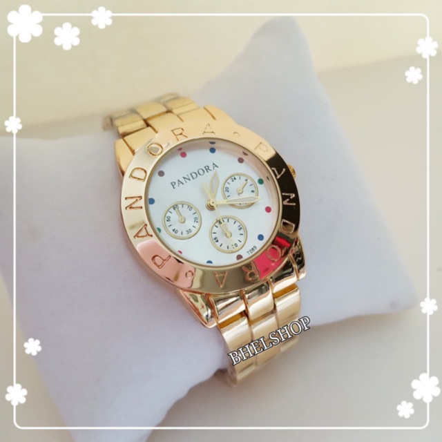 Pandora discount watch gold