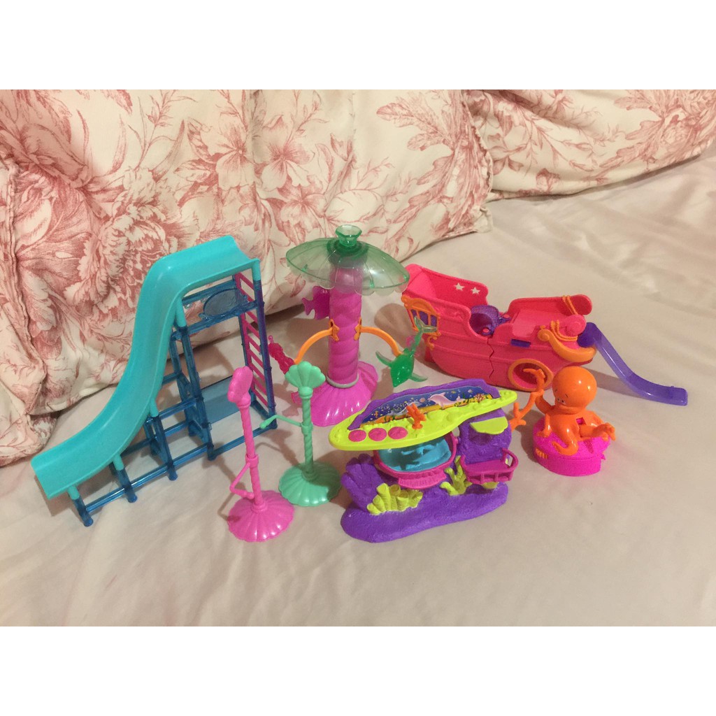 Polly Pocket Water Slide, Water Park Playsets WYSIWYG Shopee Philippines
