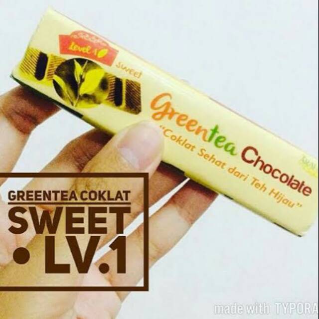 Arafatea Greentea Chocolate bar level 1 (25% green tea) 35 grams ...