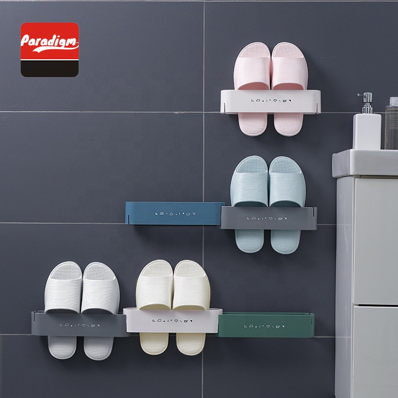 Paradigm Wall Mounted Hanging Slippers Folding Shoe Organizer Storage ...