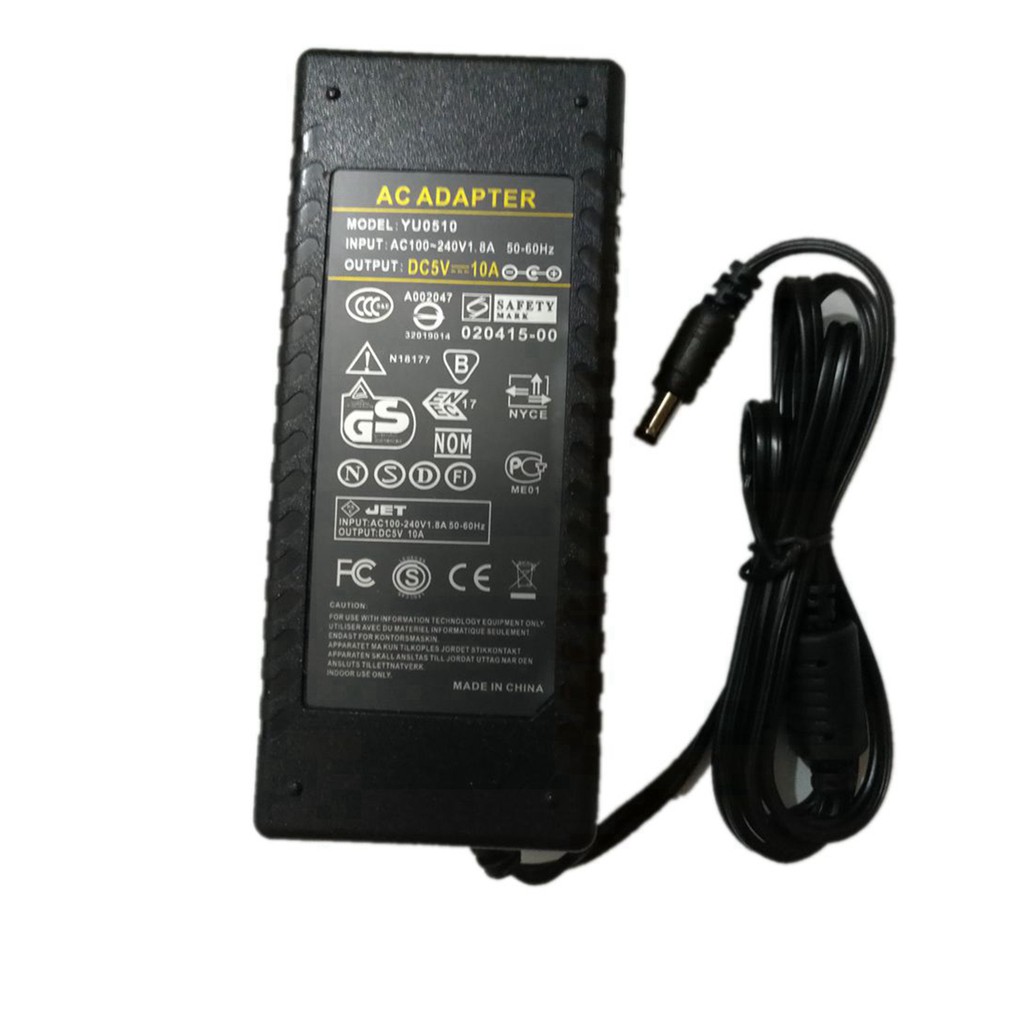 5V 10A AC DC Adaptor With IC Chip Power Supply Adpater 5V10A Charger ...