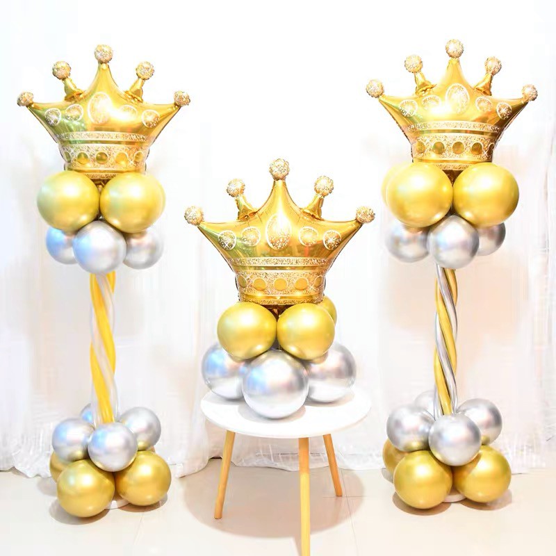 Balloon Post Stand Kit for Floor, Balloon Arches Set, Wedding Birthday ...