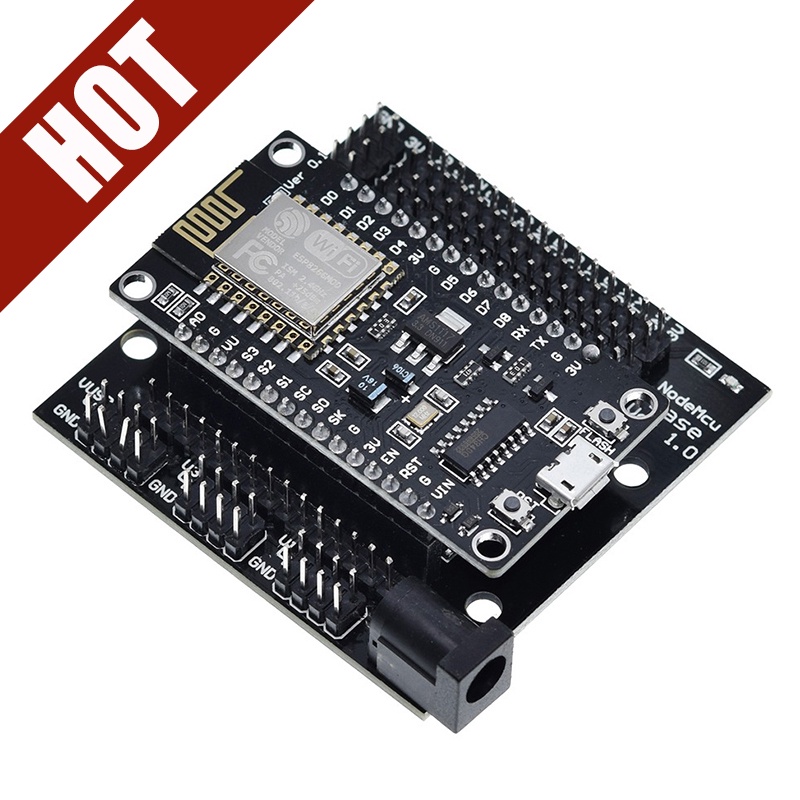 Nodemcu Baseboard + NodeMcu V3 Lua WIFI Development Board for ESP8266 ...