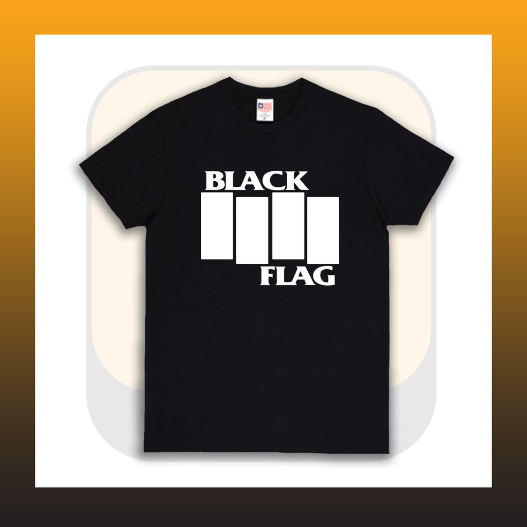 Black flag band Shirt - basic logo | Shopee Philippines