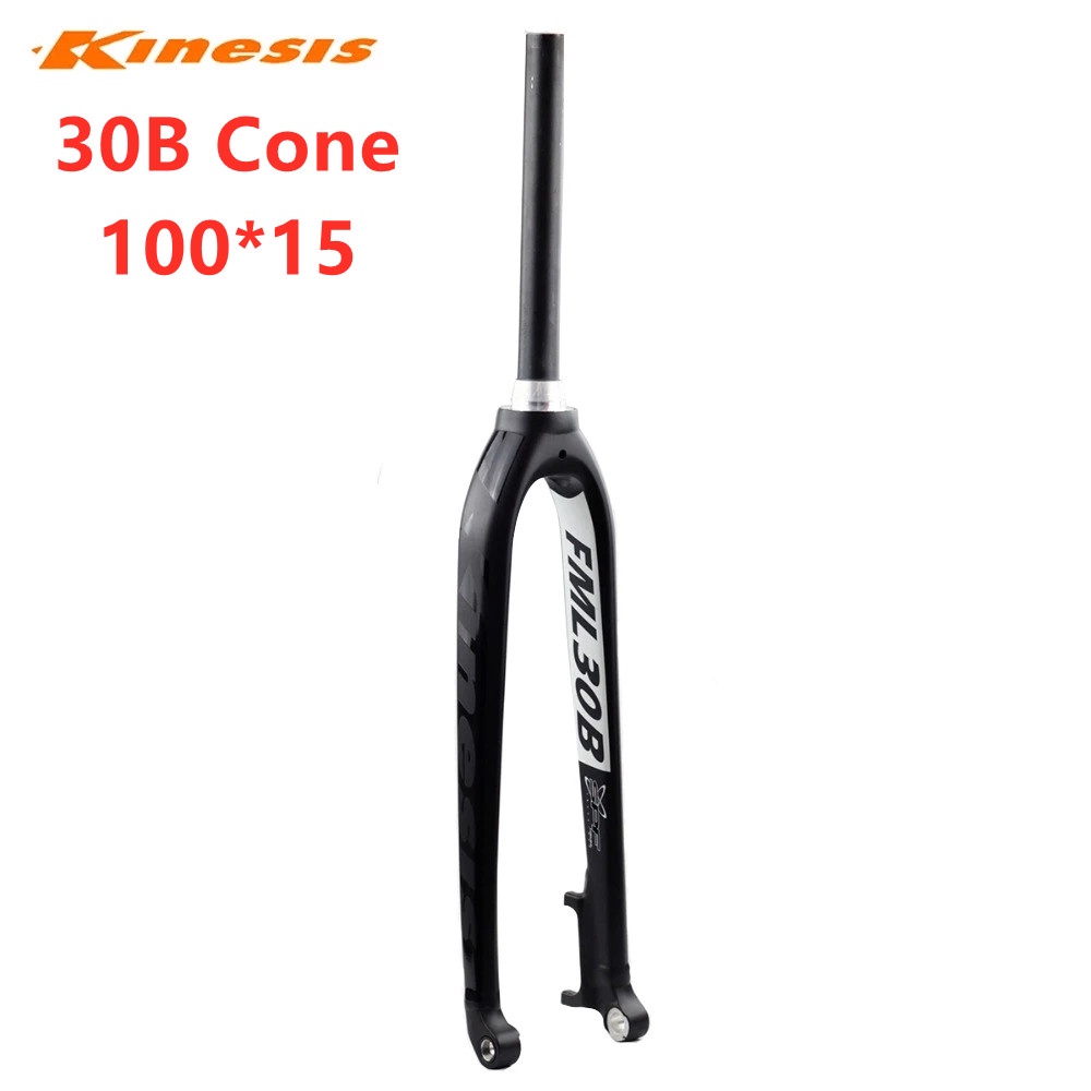 Kinesis 26 27.5 29 Aluminum Mtb Bike Rigid Fork Straight 1 1 8 28.6mm Mountain Forks Tapered 1 8 to 1 1 2 100mm