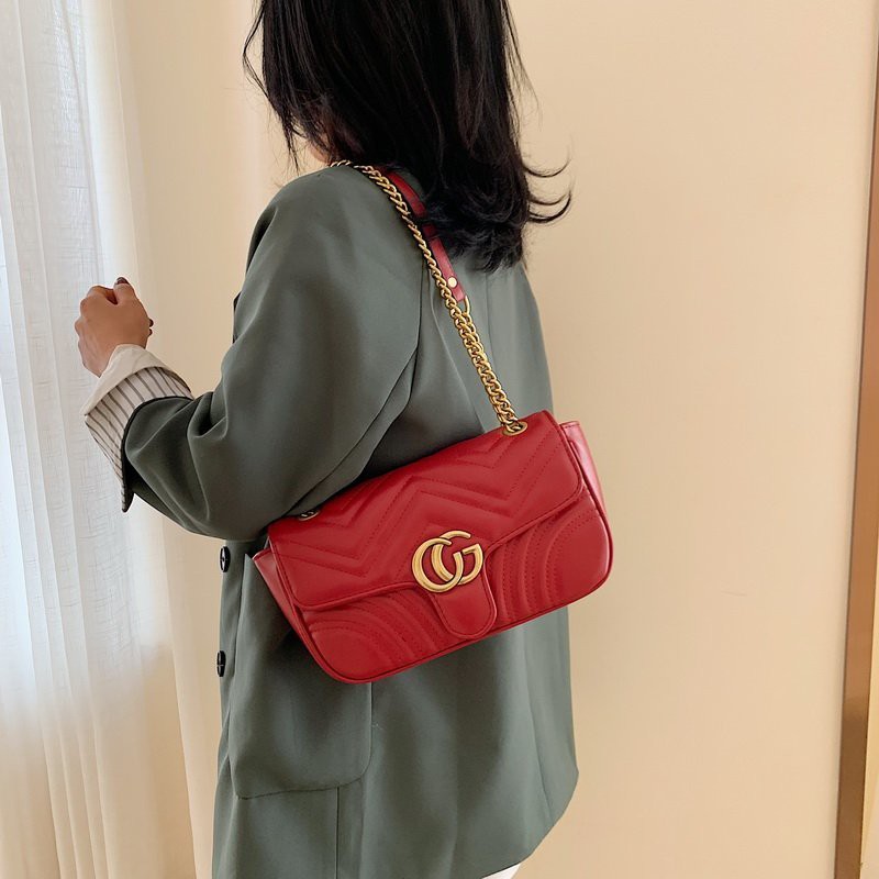 Baladoo Cg Logo Women Fashion Shoulder Bag Luxury Brand Design