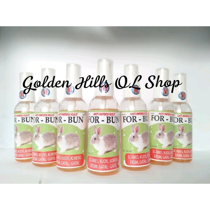 Axkd 60ml Scabies and Wound Spray with Bottle Packaging for Rabbits