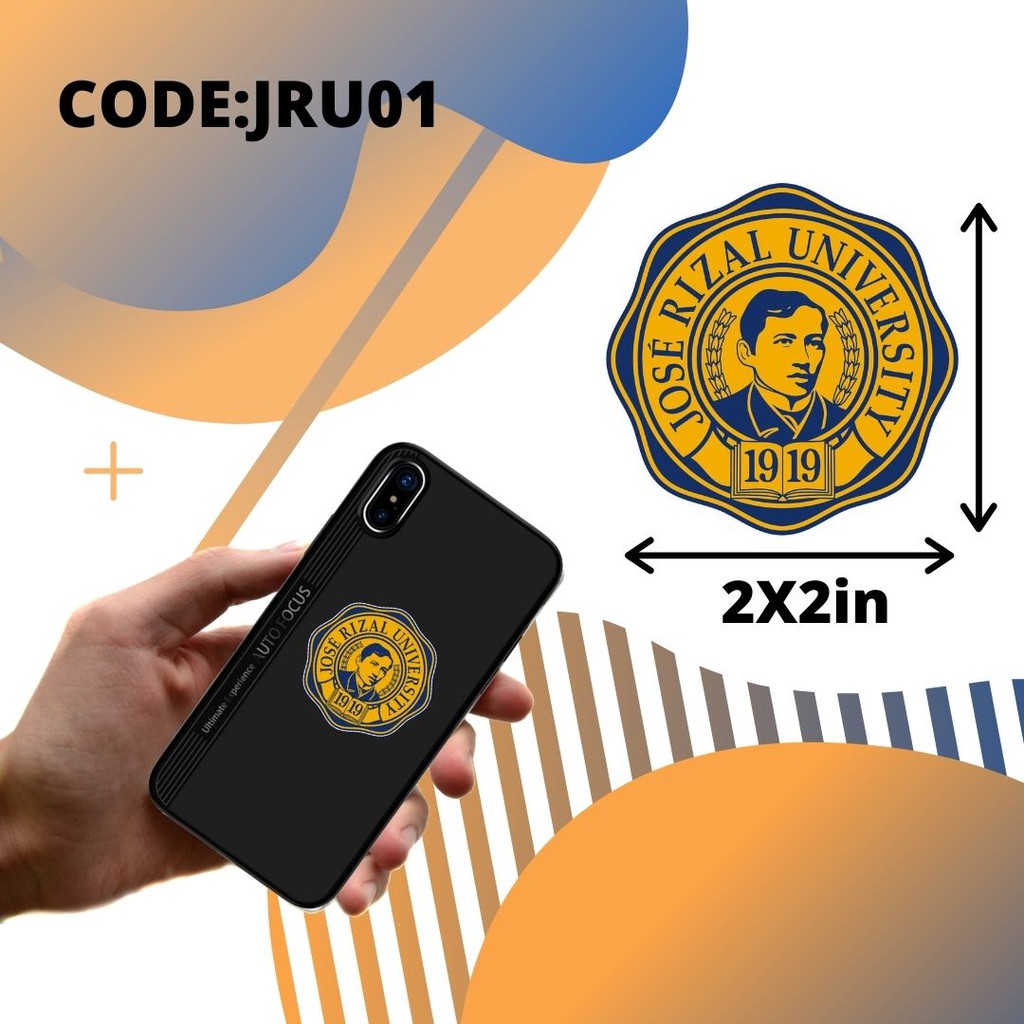 Jose Rizal University Logo Jose Rizal University School Logo Sticker