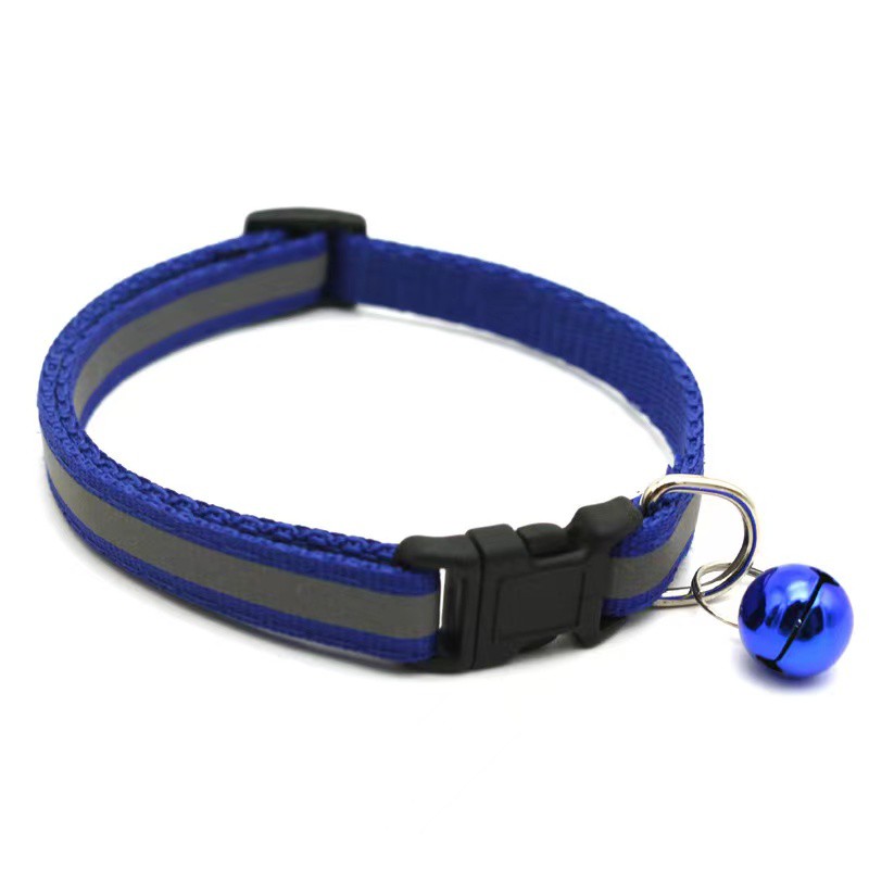 Dog Collars Pet Collar Adjustable Reflection Nylon with Bells Charm ...