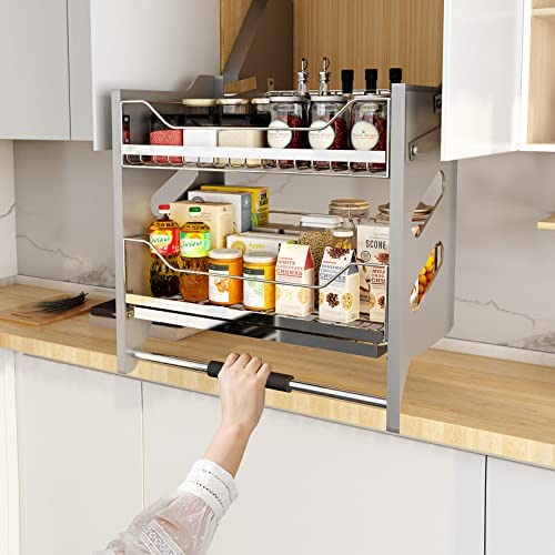 Pull Down Condiments Rack / Condiments Organizer / Kitchen Rack ...