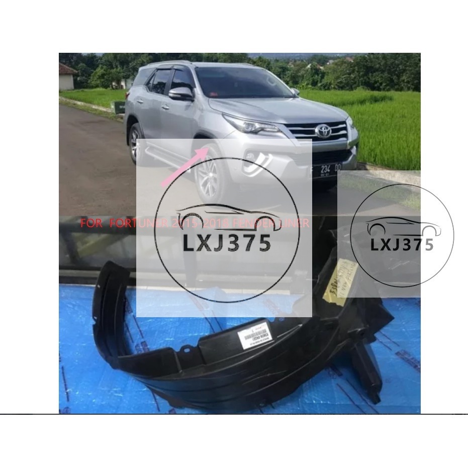 fender liner for Toyota FORTUNER 2016 2017 2018 Front Driver Fender Liner Inner Panel Plastic