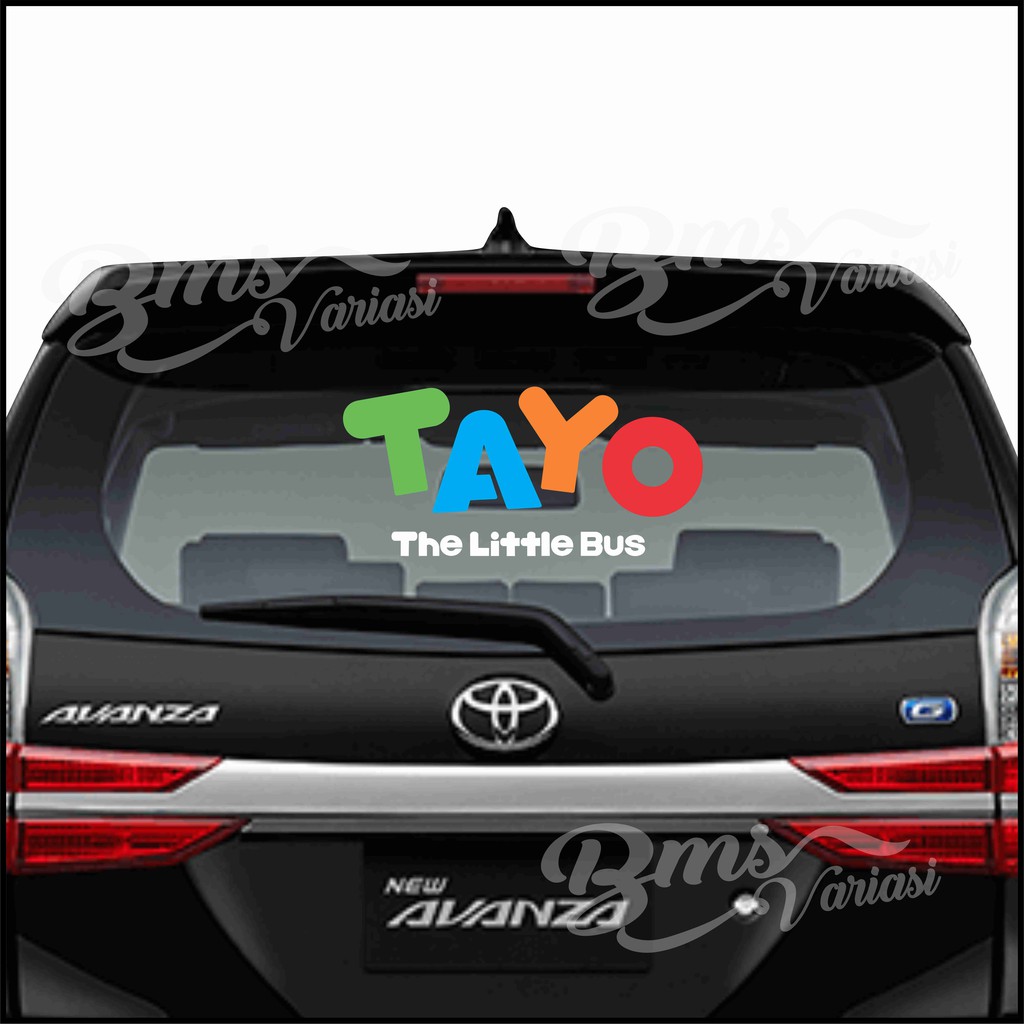 Cutting car rear window STICKER, TAYO STICKER | Shopee Philippines