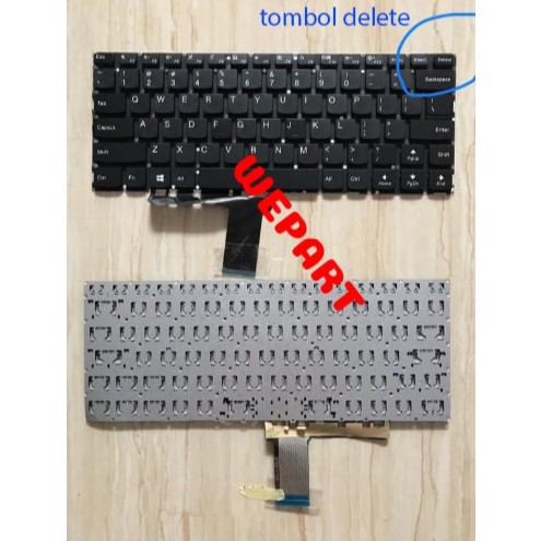 TOMBOL Ideapad Keyboard 310-14 ikb Middle Socket delete button | Shopee ...