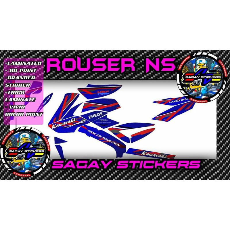 Kawasaki NS200, 160, 150 Motorcycle Sticker Decals | Shopee Philippines