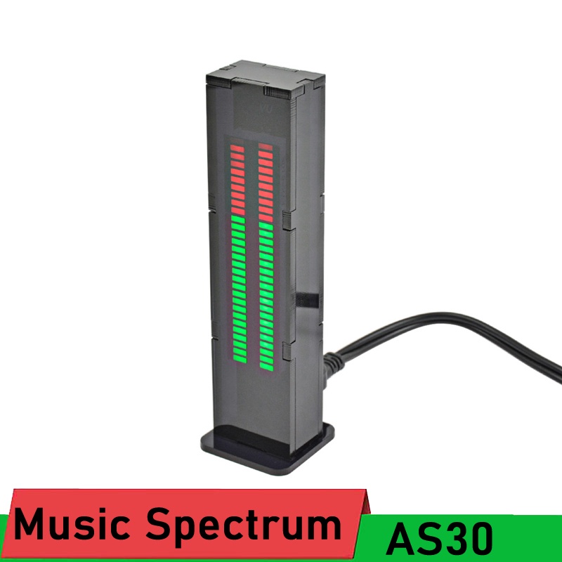 AS30 LED Music Spectrum indicator Board SCM Stereo Level indicator VU ...