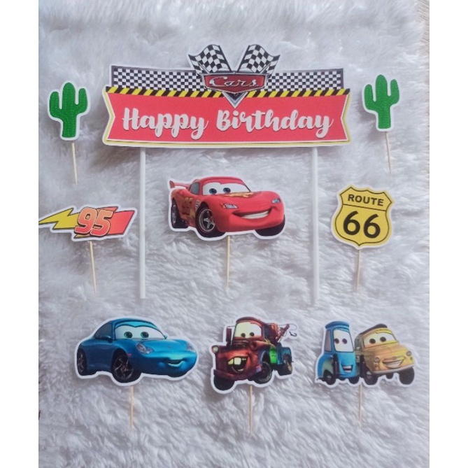 Cars theme cake toppers | Shopee Philippines