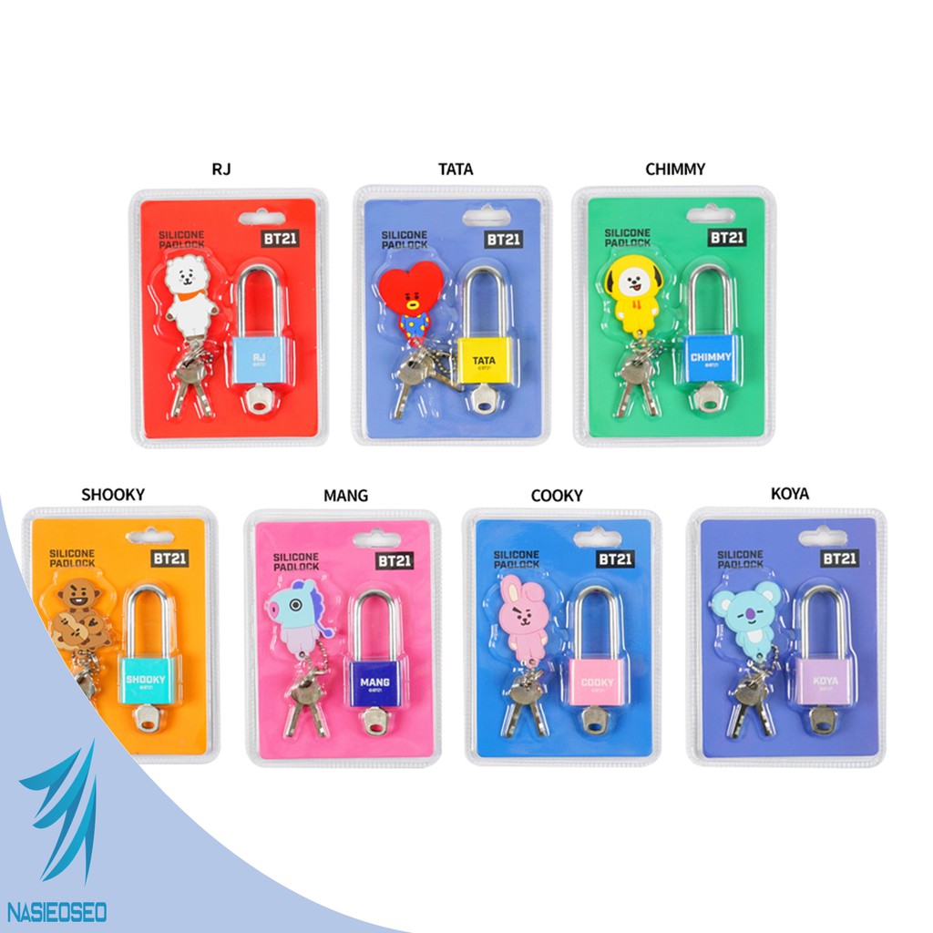 BTS BT21 Official Authentic Product Sweet Silicone lock | Shopee ...