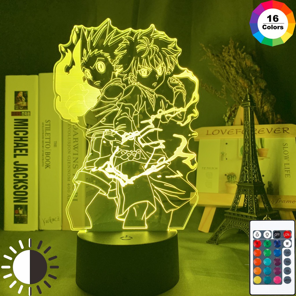 Hunter X Hunter Anime Led Night Light Killua Zoldyck Figure Nightlight Color Changing Usb Battery Table 3d Lamp Gift Shopee Philippines