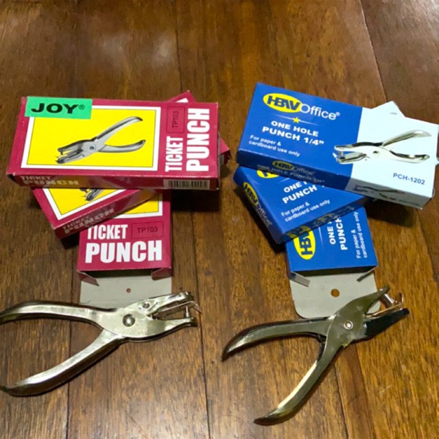 Ticket Puncher Single hole Puncher | Shopee Philippines