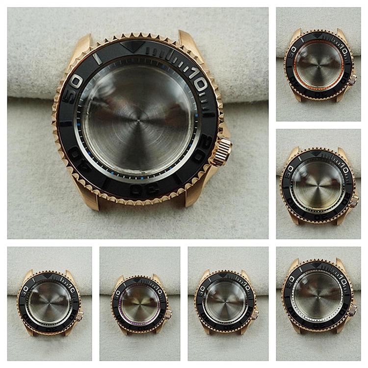 42mm Watch Case Rose Gold Abalone Shell Mechanical Watch Modified