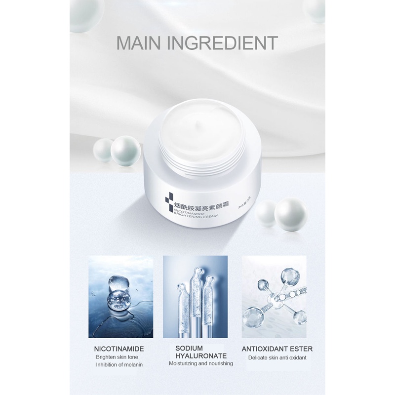 Nicotinamide Face Cream Whitening Tender Cream Moisturizing OilControl