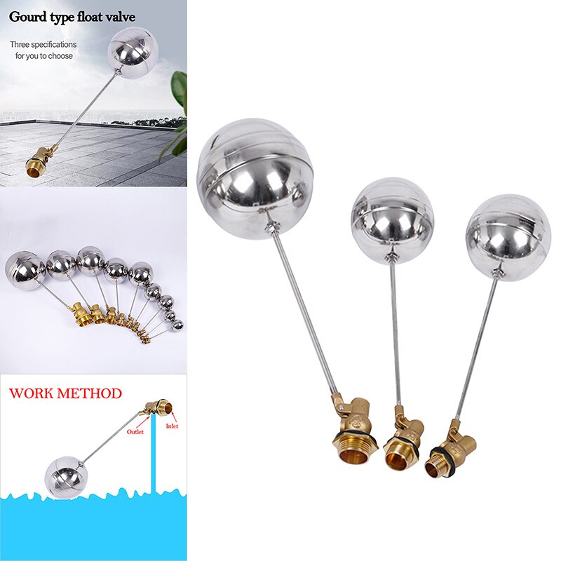 POSSBAY Stainless Steel Float Valve Brass DN15 DN20 DN25 Automatic ...