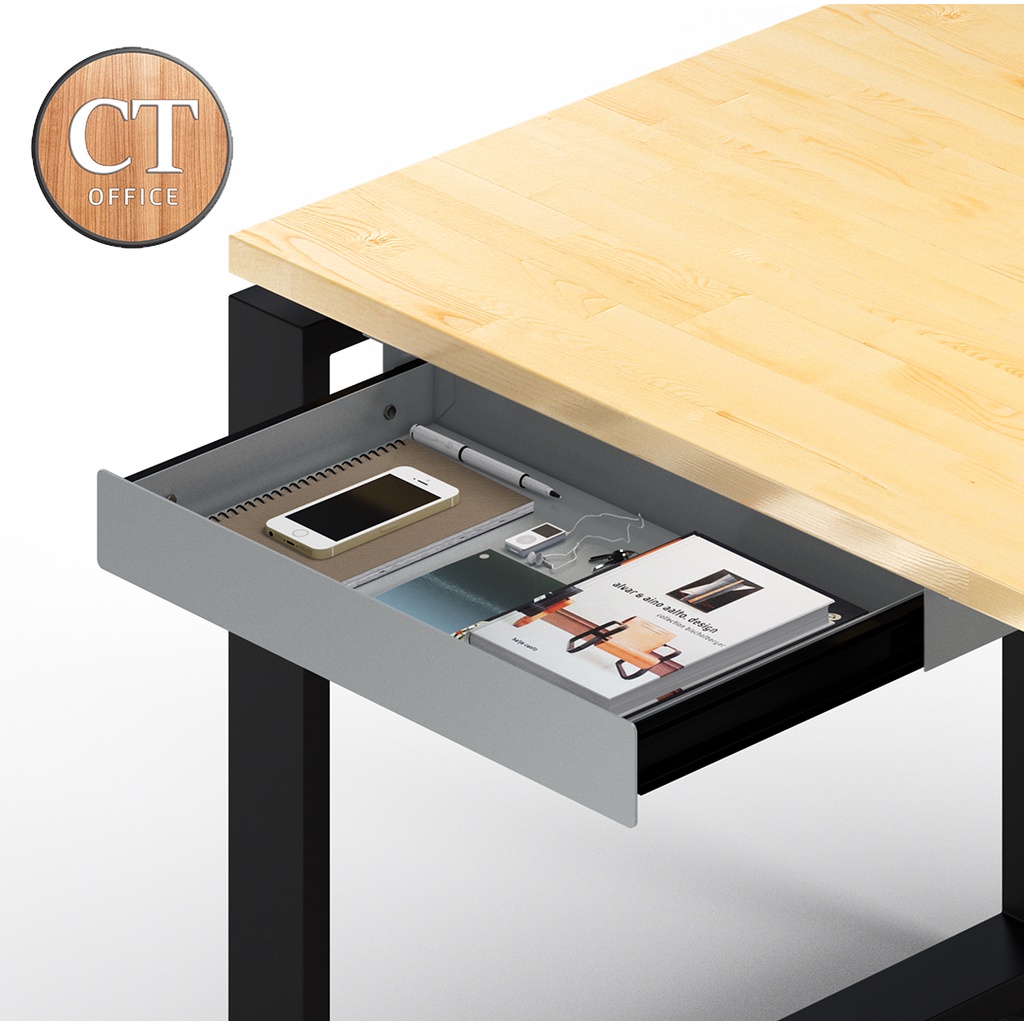 Personal Metal Drawer / Under Desk Storage Organizers / Office Mounted