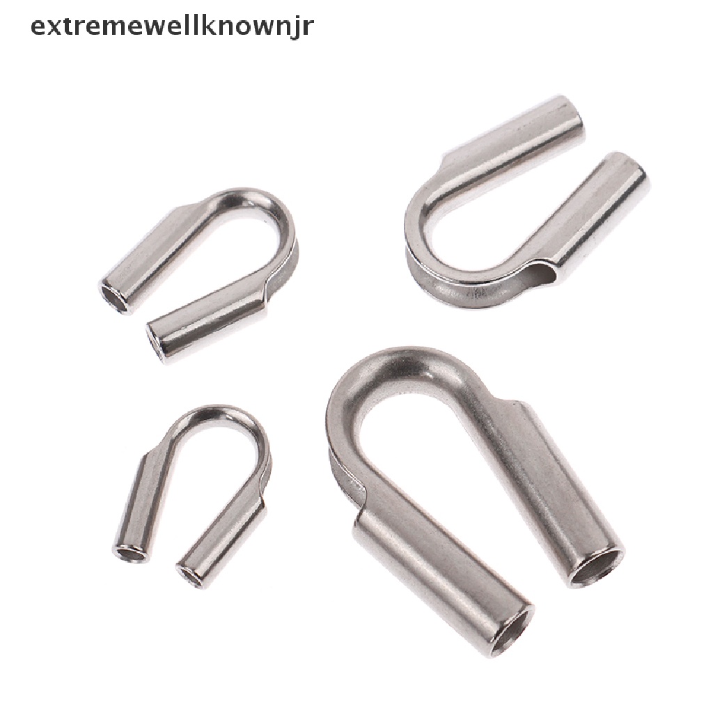 12-Pack M4 Stainless Steel Thimbles For 5/32" Wire Rope (Black)