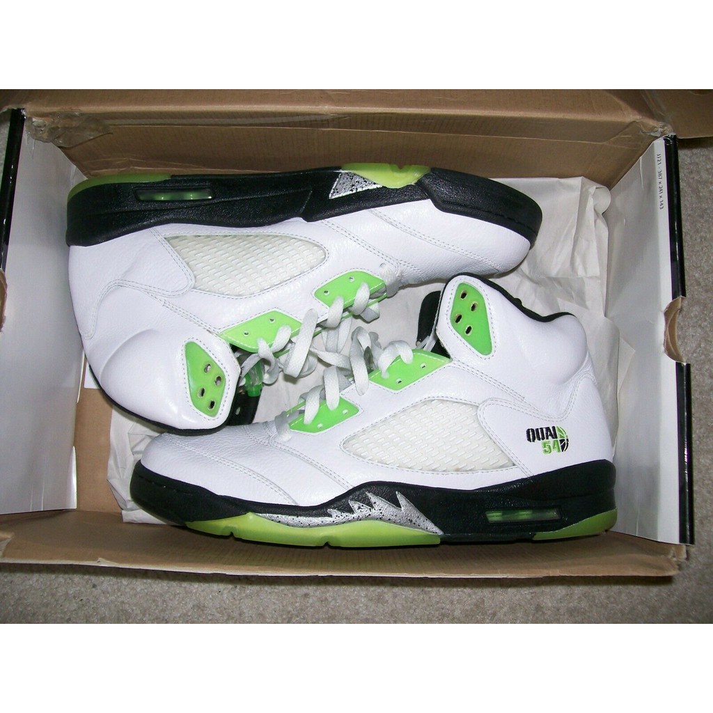 Jordan retro 5 discount verdes