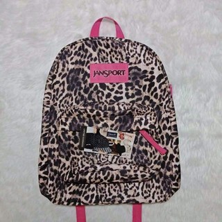 Leopard jansport backpack sale