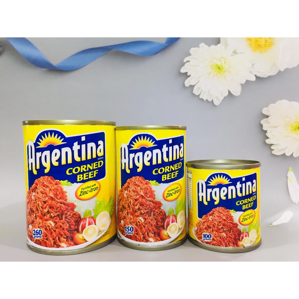 Argentina Corned Beef Fortified w/ Zinc & Iron [260g/150g/100g
