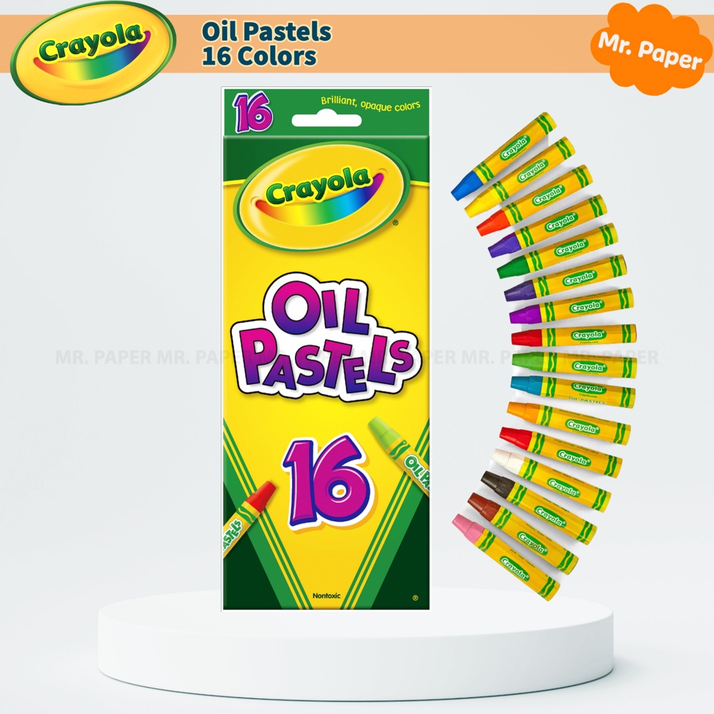 Crayola Oil Pastels 16 Colors 28 Colors Mr Paper Shopee Philippines